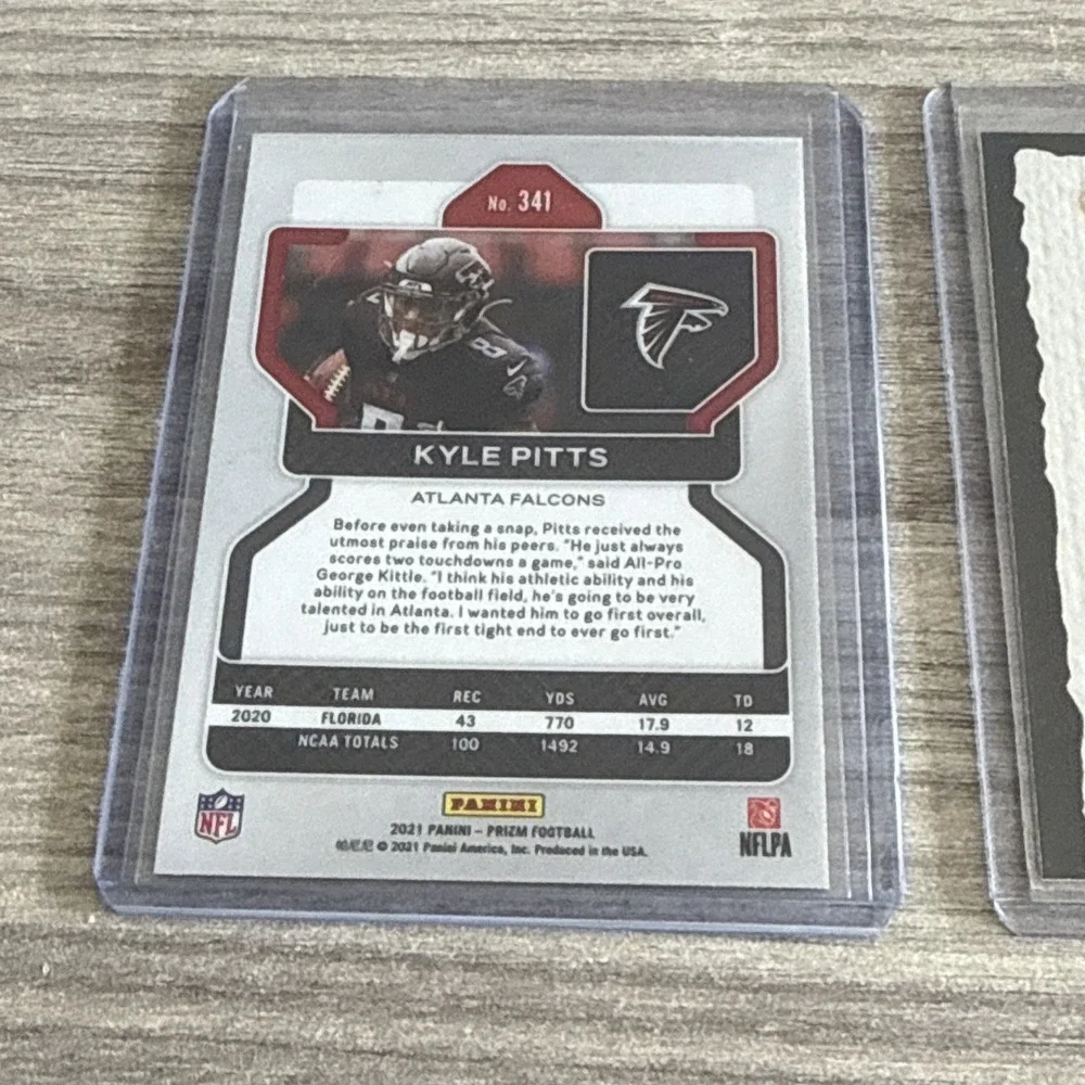 NFL Atlanta Falcons Trading Card Lot Michael Vick Kyle Pitts Rookie